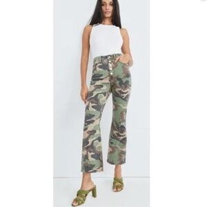 Veronica Beard Camo Carly Kick Flare High Rise 27